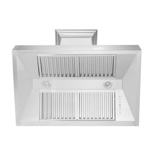 ZLINE Fingerprint Resistant Stainless Steel Range Hood with Fingerprint Resistant Shell (8654SN) - MyBBQDirect