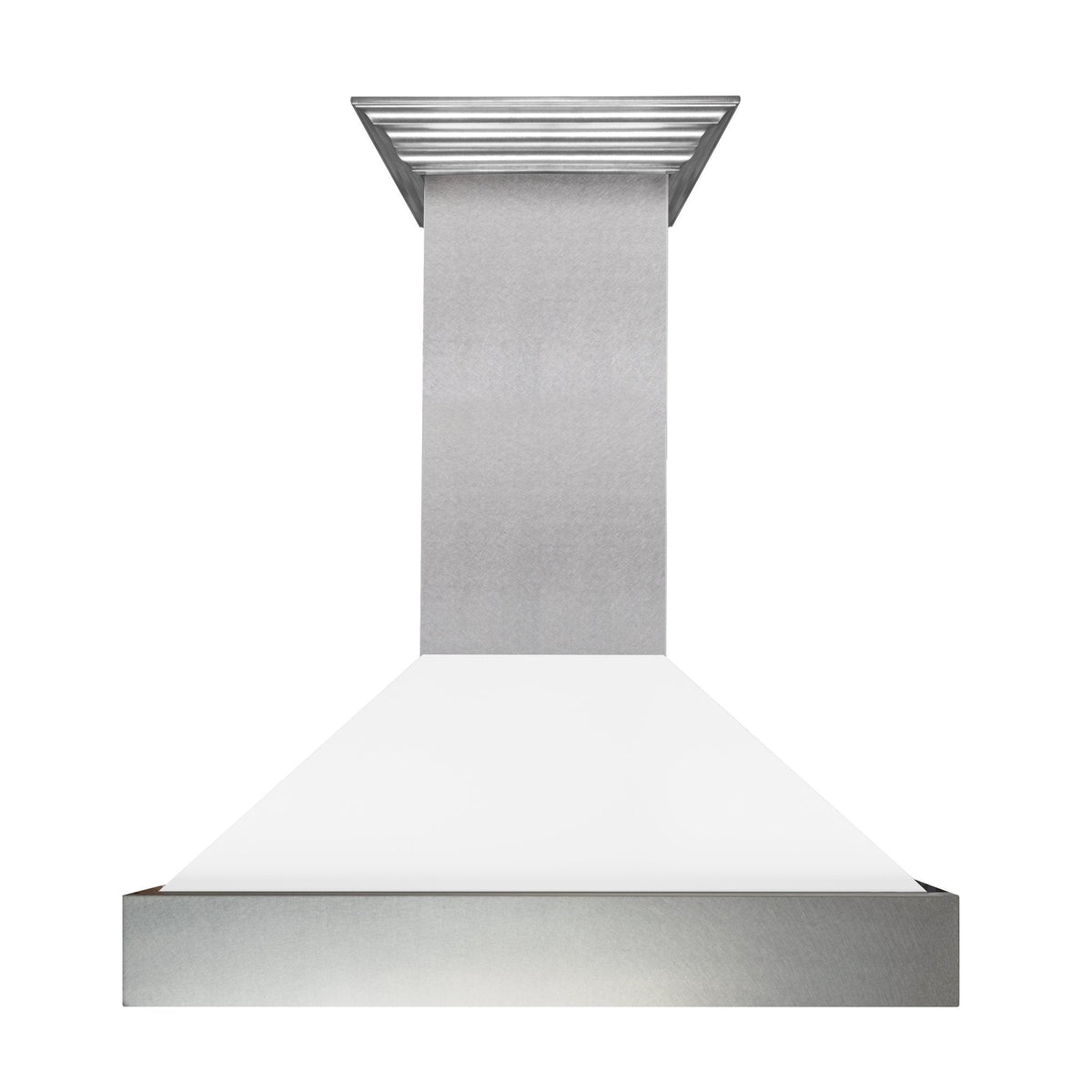 ZLINE Fingerprint Resistant Stainless Steel Range Hood With White Matte Shell (8654WM) - MyBBQDirect
