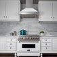 ZLINE Fingerprint Resistant Stainless Steel Range Hood With White Matte Shell (8654WM) - MyBBQDirect