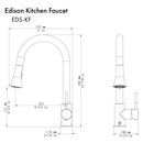 ZLINE Edison Kitchen Faucet (EDS-KF) - MyBBQDirect