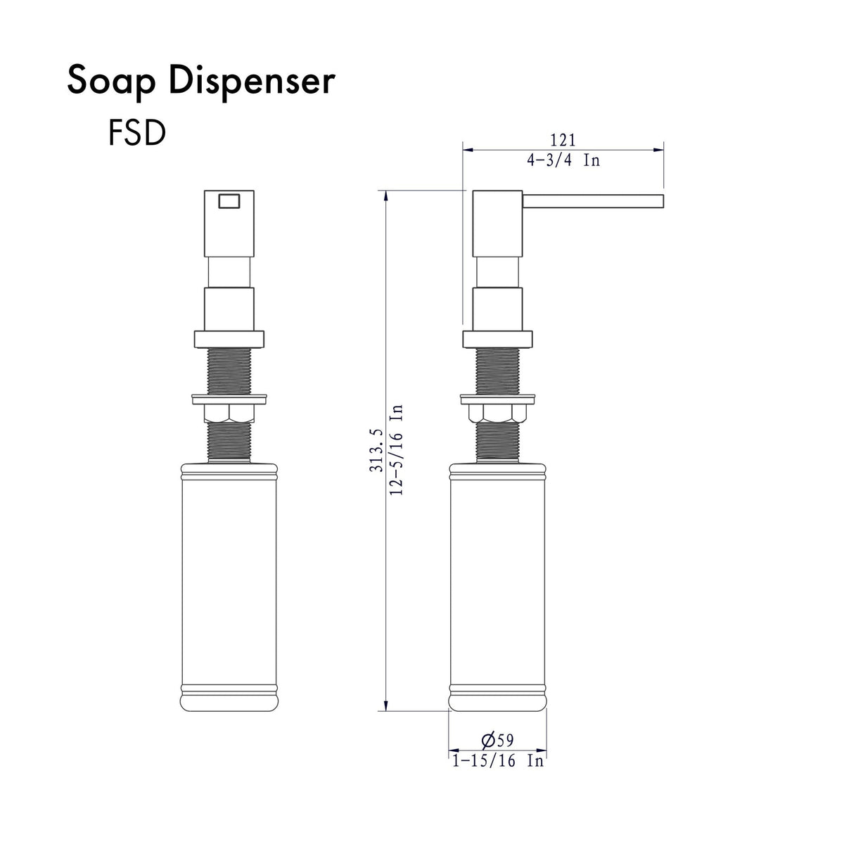 ZLINE Faucet Soap Dispenser (FSD) - MyBBQDirect