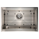 ZLINE 27 in. Garmisch Undermount Single Bowl Kitchen Sink with Bottom Grid and Accessories (SLS)