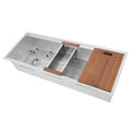ZLINE 45 in. Garmisch Undermount Single Bowl Kitchen Sink with Bottom Grid and Accessories (SLS-45) - MyBBQDirect