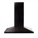 ZLINE Convertible Vent Island Mount Range Hood in Black Stainless Steel (BSGL2iN) - MyBBQDirect