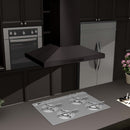 ZLINE Convertible Vent Island Mount Range Hood in Black Stainless Steel (BSGL2iN) - MyBBQDirect