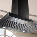 ZLINE Convertible Island Mount Range Hood in Black Stainless Steel (BSKE2iN) - MyBBQDirect