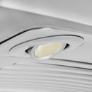 ZLINE Convertible Vent Island Mount Range Hood in Stainless Steel & Glass (GL9i)
