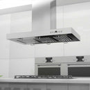 ZLINE Convertible Vent Island Mount Range Hood in Stainless Steel (KE2i) - MyBBQDirect