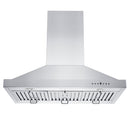 ZLINE Convertible Vent Island Mount Range Hood in Stainless Steel (GL2i) - MyBBQDirect