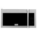 ZLINE 30 in. Recirculating Over the Range Convection Microwave Oven with Traditional Handle and Charcoal Filters in Stainless Steel (MWO-OTRCFH-30)
