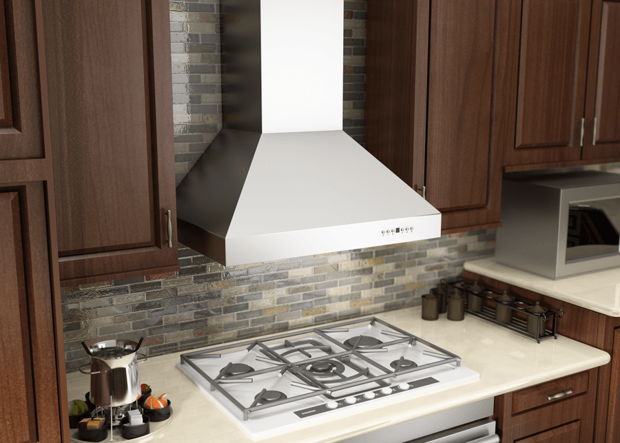 ZLINE Professional Convertible Vent Wall Mount Range Hood in Stainless Steel (697) - MyBBQDirect