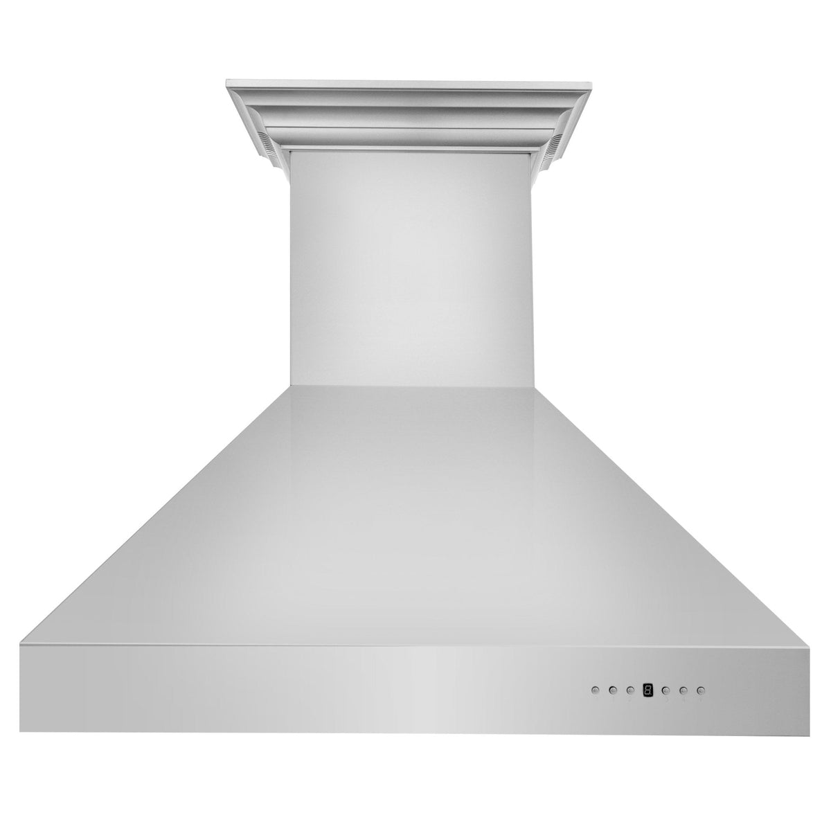 ZLINE Ducted Vent Wall Mount Range Hood in Stainless Steel with Built-in ZLINE CrownSound Bluetooth Speakers (667CRN-BT) - MyBBQDirect