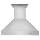 ZLINE Ducted Vent Wall Mount Range Hood in Stainless Steel with Built-in ZLINE CrownSound Bluetooth Speakers (667CRN-BT) - MyBBQDirect