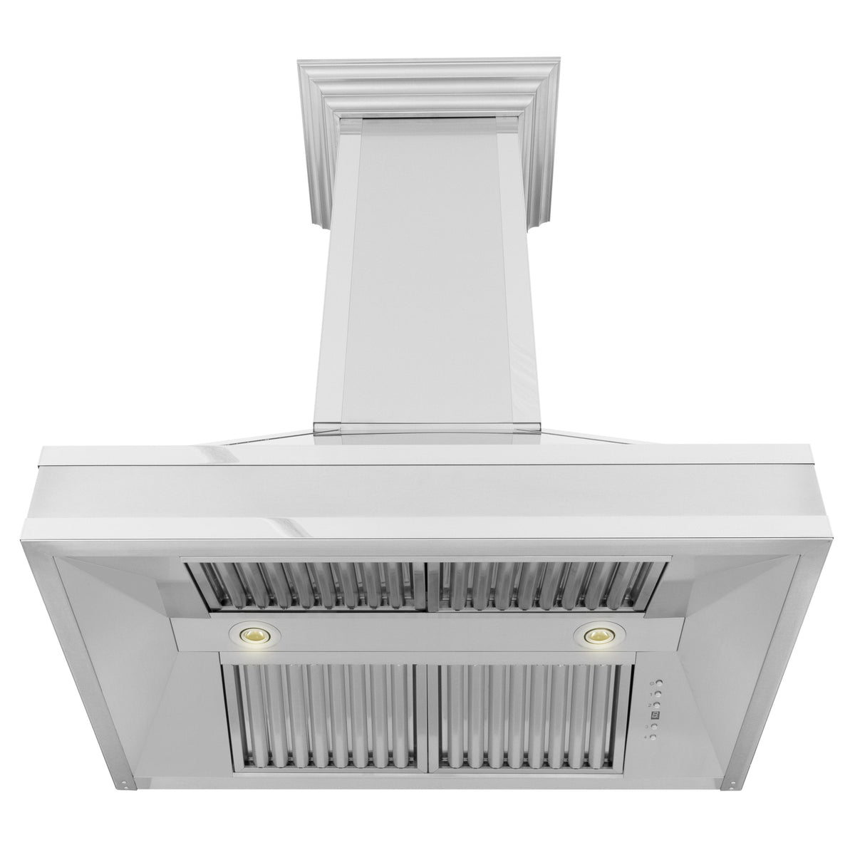 ZLINE Designer Series Wall Mount Range Hood in Fingerprint Resistant Stainless Steel with Mirror Accents (655MR) - MyBBQDirect