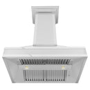 ZLINE Designer Series Wall Mount Range Hood in Fingerprint Resistant Stainless Steel with Mirror Accents (655MR) - MyBBQDirect