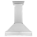 ZLINE Designer Series Wall Mount Range Hood in Fingerprint Resistant Stainless Steel with Mirror Accents (655MR) - MyBBQDirect