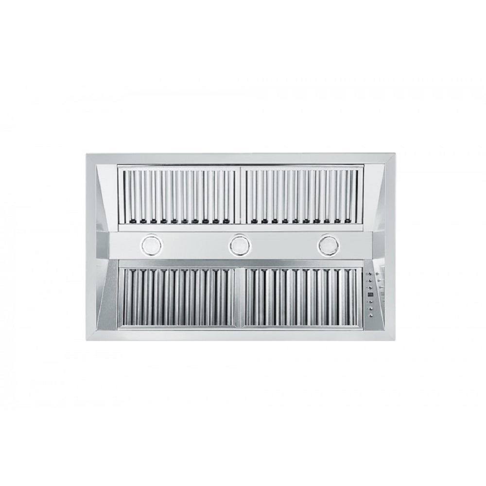 ZLINE Ducted Island Mount Range Hood Insert in Stainless Steel (721i) - MyBBQDirect