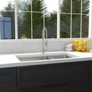 ZLINE 36 in. Chamonix Undermount Double Bowl Kitchen Sink with Bottom Grid (SR60D-36) - MyBBQDirect