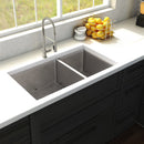 ZLINE 36 in. Chamonix Undermount Double Bowl Kitchen Sink with Bottom Grid (SR60D-36) - MyBBQDirect