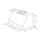 ZLINE Convertible Vent Under Cabinet Range Hood in Stainless Steel (523) - MyBBQDirect