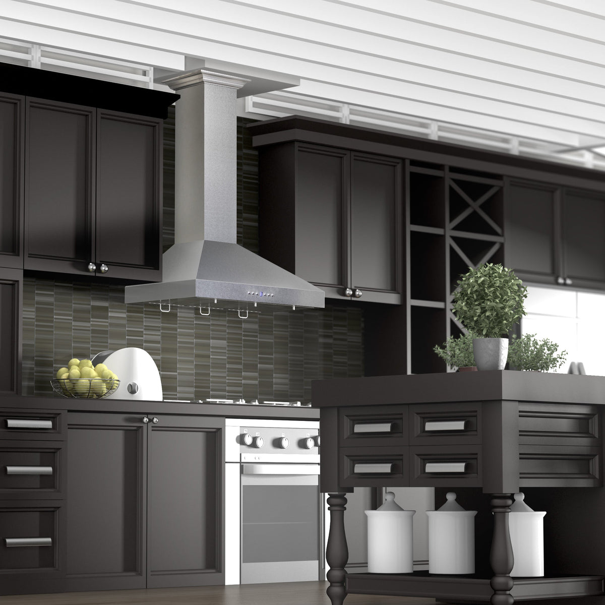 ZLINE Wall Mount Range Hood in Fingerprint Resistant Stainless Steel (8KL3S) - MyBBQDirect