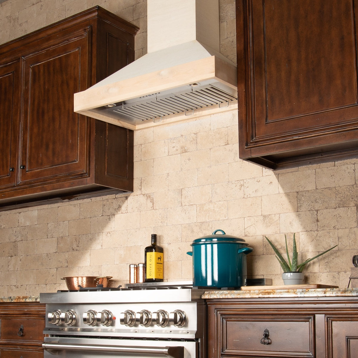 ZLINE Ducted Unfinished Wooden Wall Mount Range Hood (KBUF) - MyBBQDirect