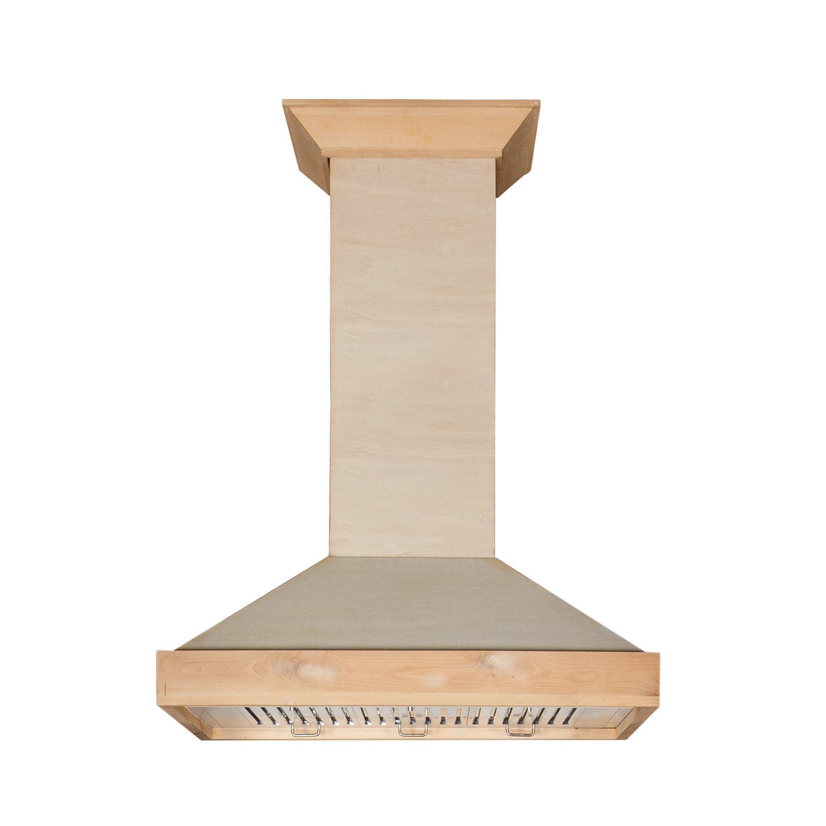 ZLINE Ducted Unfinished Wooden Wall Mount Range Hood (KBUF) - MyBBQDirect