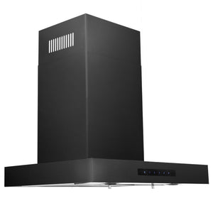 ZLINE Convertible Vent Wall Mount Range Hood in Black Stainless Steel (BSKEN) - MyBBQDirect
