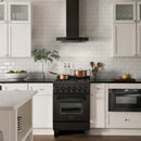 ZLINE Convertible Vent Wall Mount Range Hood in Black Stainless Steel (BSKEN) - MyBBQDirect
