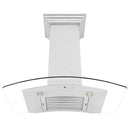 ZLINE Ducted Wall Mount Range Hood in Fingerprint Resistant Stainless Steel & Glass (8KN4S) - MyBBQDirect