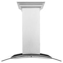 ZLINE Ducted Wall Mount Range Hood in Fingerprint Resistant Stainless Steel & Glass (8KN4S) - MyBBQDirect