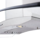 ZLINE Ducted Wall Mount Range Hood in Fingerprint Resistant Stainless Steel & Glass (8KN4S) - MyBBQDirect