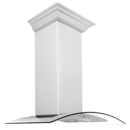 ZLINE Ducted Wall Mount Range Hood in Fingerprint Resistant Stainless Steel & Glass (8KN4S) - MyBBQDirect