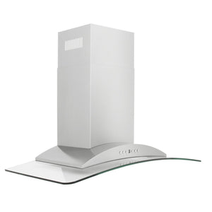 ZLINE Convertible Vent Wall Mount Range Hood in Stainless Steel & Glass (KN) - MyBBQDirect