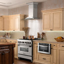 ZLINE Convertible Vent Wall Mount Range Hood in Stainless Steel & Glass (KN) - MyBBQDirect