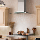 ZLINE Convertible Vent Wall Mount Range Hood in Stainless Steel & Glass (KN) - MyBBQDirect