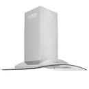 ZLINE Convertible Vent Wall Mount Range Hood in Stainless Steel & Glass (KN) - MyBBQDirect