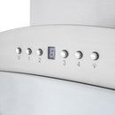 ZLINE Convertible Vent Wall Mount Range Hood in Stainless Steel & Glass (KN) - MyBBQDirect