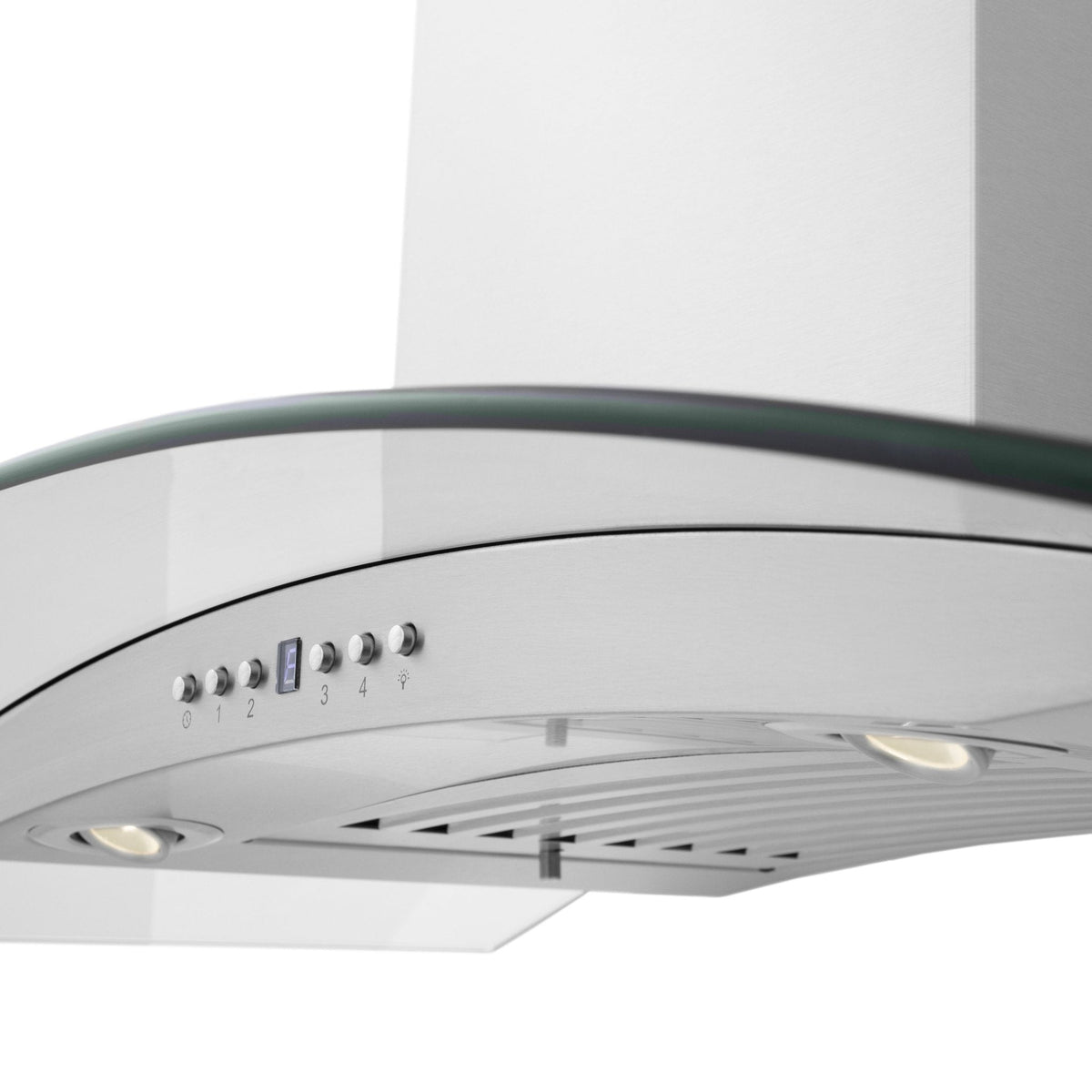 ZLINE Convertible Vent Wall Mount Range Hood in Stainless Steel & Glass (KN4) - MyBBQDirect