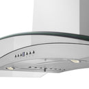 ZLINE Convertible Vent Wall Mount Range Hood in Stainless Steel & Glass (KN4) - MyBBQDirect
