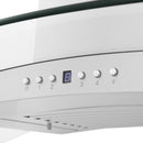 ZLINE Convertible Vent Wall Mount Range Hood in Stainless Steel & Glass (KN4) - MyBBQDirect