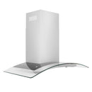 ZLINE Convertible Vent Wall Mount Range Hood in Stainless Steel & Glass (KN4) - MyBBQDirect