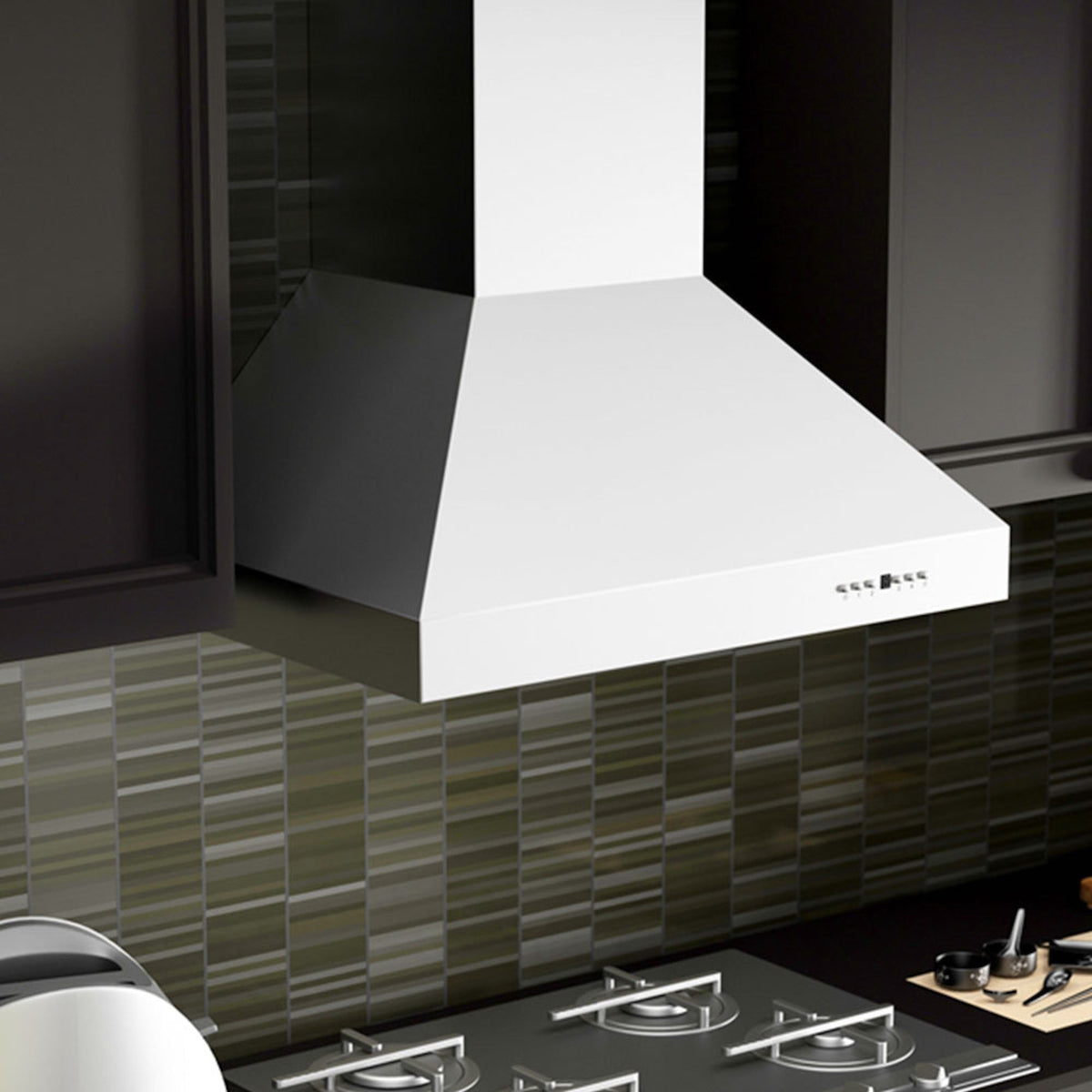 ZLINE Wall Mount Range Hood in Stainless Steel - Includes Remote Blower 400/700CFM Options (697-RD/RS) - MyBBQDirect