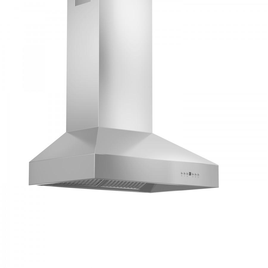 ZLINE Wall Mount Range Hood in Stainless Steel - Includes Remote Blower 400/700CFM Options (697-RD/RS) - MyBBQDirect