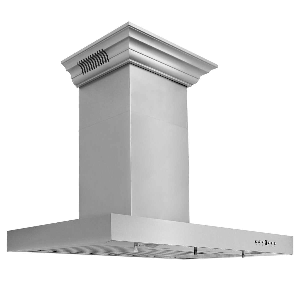 ZLINE Wall Mount Range Hood In Stainless Steel With Built-In ZLINE CrownSound® Bluetooth Speakers (KECRN-BT) - MyBBQDirect