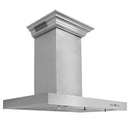 ZLINE Wall Mount Range Hood In Stainless Steel With Built-In ZLINE CrownSound® Bluetooth Speakers (KECRN-BT) - MyBBQDirect