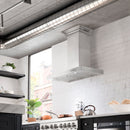 ZLINE Wall Mount Range Hood In Stainless Steel With Built-In ZLINE CrownSound® Bluetooth Speakers (KECRN-BT) - MyBBQDirect
