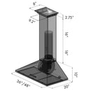 ZLINE 30 in. Ducted Vent Wall Mount Range Hood in Stainless Steel with Built-in ZLINE CrownSound™ Bluetooth Speakers (KL2CRN-BT)