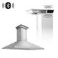 ZLINE 30 in. Ducted Vent Wall Mount Range Hood in Stainless Steel with Built-in ZLINE CrownSound™ Bluetooth Speakers (KL2CRN-BT)