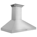 ZLINE Ducted Vent Wall Mount Range Hood in Stainless Steel with Built-in ZLINE CrownSound™ Bluetooth Speakers (KL3CRN-BT)